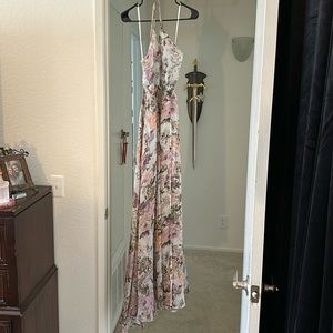 Flowy floral dress